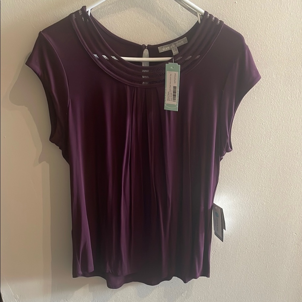 Daniel Rainn Plum Blouse